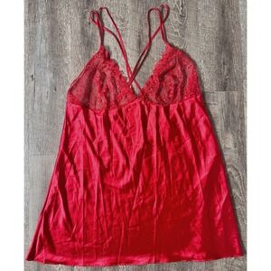 Dreamgirl‎ Red Lingerie Teddy lace bust size 3X/4X adjustable straps
